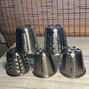 VNTG Saladmaster Five Star Food Processor Shredder Replacement Cones - Lot of 5